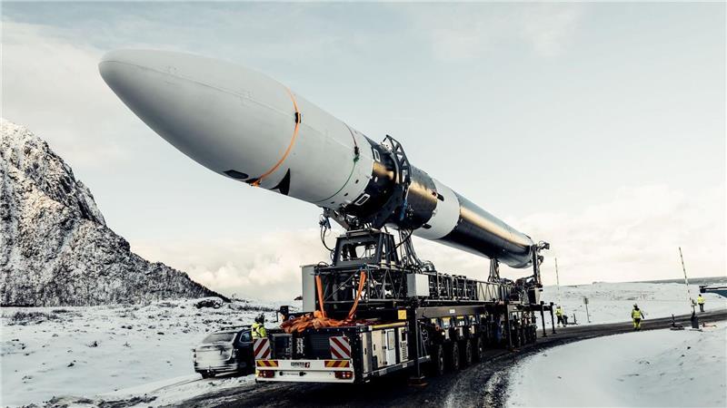 Die Rakete von Isar Aerospace. (Handout)