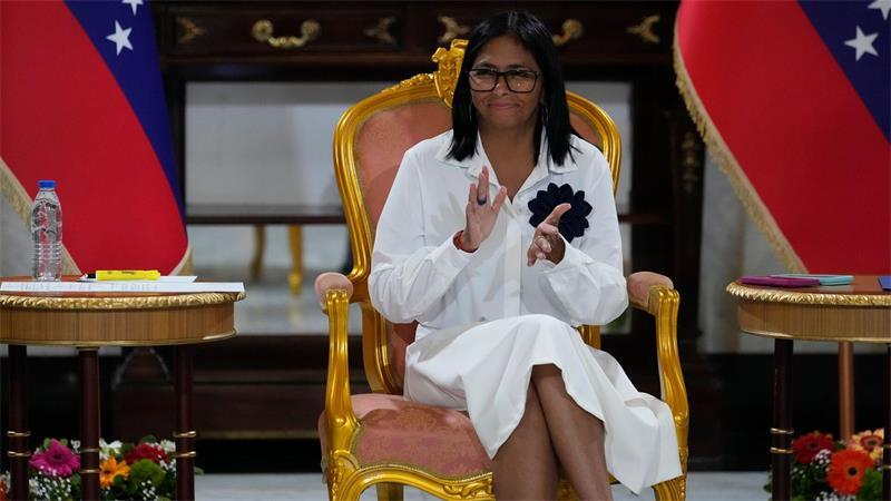 Die Rede der amtierenden Präsidentin von Venezuela, Delcy Rodriguez, vor der UN-Generaldebatte wird für Donnerstag erwartet. (Archivbild)