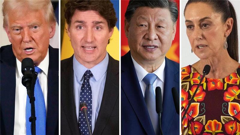 Die Regierung von Donald Trump hat Kanada, Mexiko und China mit neuen Strafzöllen belegt. (Archivbild)