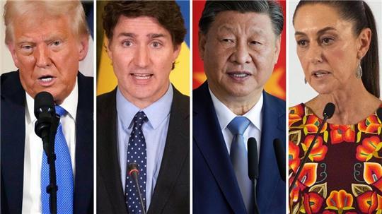 Die Regierung von Donald Trump hat Kanada, Mexiko und China mit neuen Strafzöllen belegt. (Archivbild)