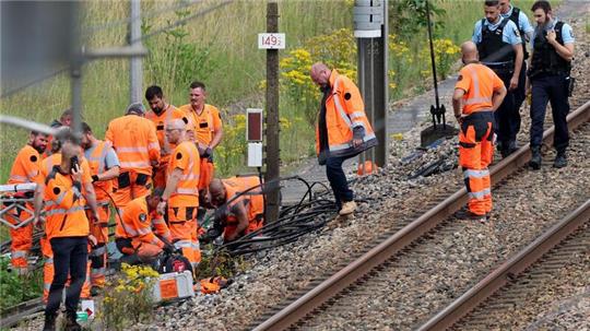Die Reparaturarbeiten am französischen Bahnnetz sind abgeschlossen (Archivbild).