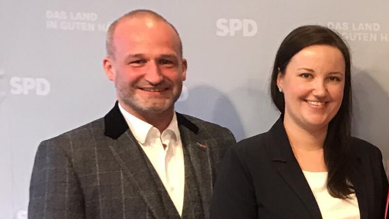 Die SPD-Spitze im Kreis: Corinna Lange und Kai Koeser.