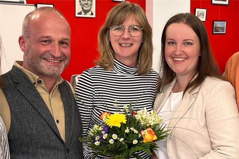 Die SPD-Spitze im Landkreis Stade: Kai Koeser, Frauke Langen und Corinna Lange (rechts).