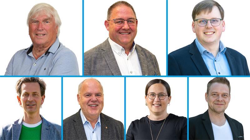 Neue Gesichter: Drochterser Bürgermeister will Spielregeln klären Die SPD in Drochtersen (von links oben): Dirk Ludewig, Kai Schildt, Jan Büther, Stefan Knütel, Heino Baumgarten, Sabrina Pehmüller, Sören Fahrenkrug
