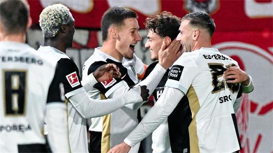 Die SV Elversberg bejubelte gegen Mainz 05 einen verdienten Heimsieg. 