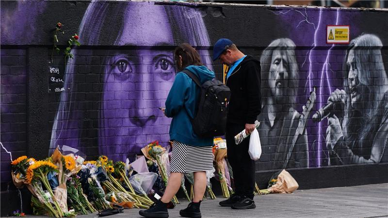 Trauer um Ozzy Osbourne - „Platz im Pantheon der Rockgötter“ Die „Sabbath Wall“ in Birmingham war erst kurz vor dem letzten Konzert enthüllt worden.
