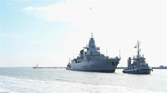 Die „Sachsen“ beteiligte sich an einem Nato-Einsatz in Nord- und Ostsee sowie im Nordatlantik.