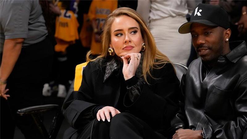 „Neuer Nachbar“ Dončić mit gutem Lakers-Debüt Die Sängerin Adele war beim Doncic-Debüt dabei.