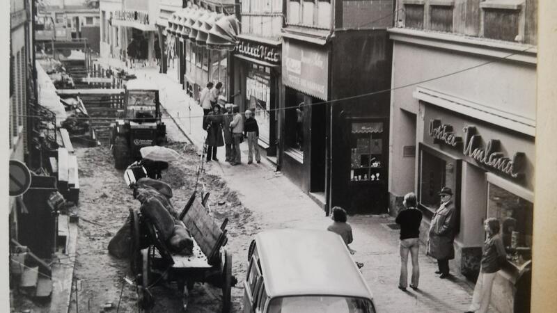 Die Sattelmacherstraße wird zur Fußgängerzone umgebaut.