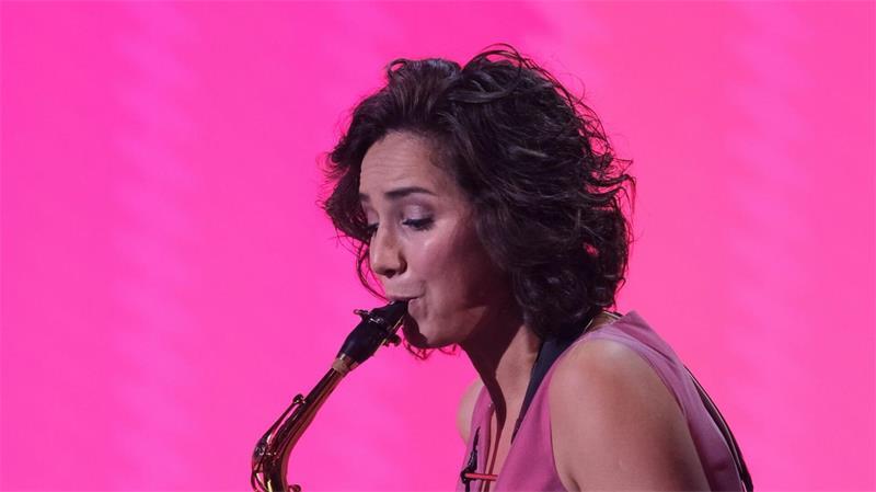 Die Saxofonistin Asya Fateyeva wird in Schleswig-Holstein ausgezeichnet. (Archivbild)