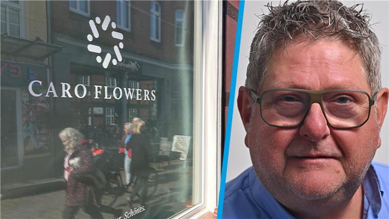 Die Schaufenster von Caro Flowers sind schon vorbereitet in der Hökerstraße nahe dem Fischmarkt. Doch eröffnen kann es nicht.
