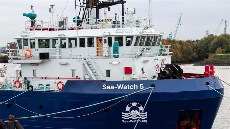 Rom und Berlin streiten über Bootsflüchtlinge Die „Sea-Watch 5“ wurde von den italienischen Behörden für 45 Tage festgesetzt. (Foto: Archiv)