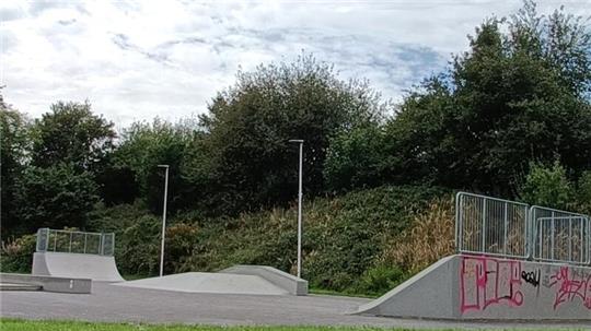 Die Skateranlage am Raakamp in Fredenbeck.