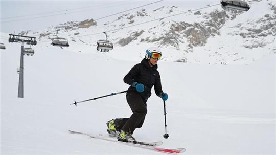 Die Skisaison an der Zugspitze startet.