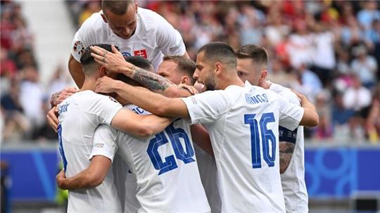 Die Slowakei ging im ersten Gruppenspiel gegen Belgien früh in Führung.