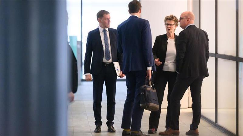 CDU, BSW und SPD in Sachsen sondieren nach Konflikt weiter Die Sondierungen zur Regierungsbildung in Sachsen werden nach einer Unterbrechung fortgesetzt (Archivbild)