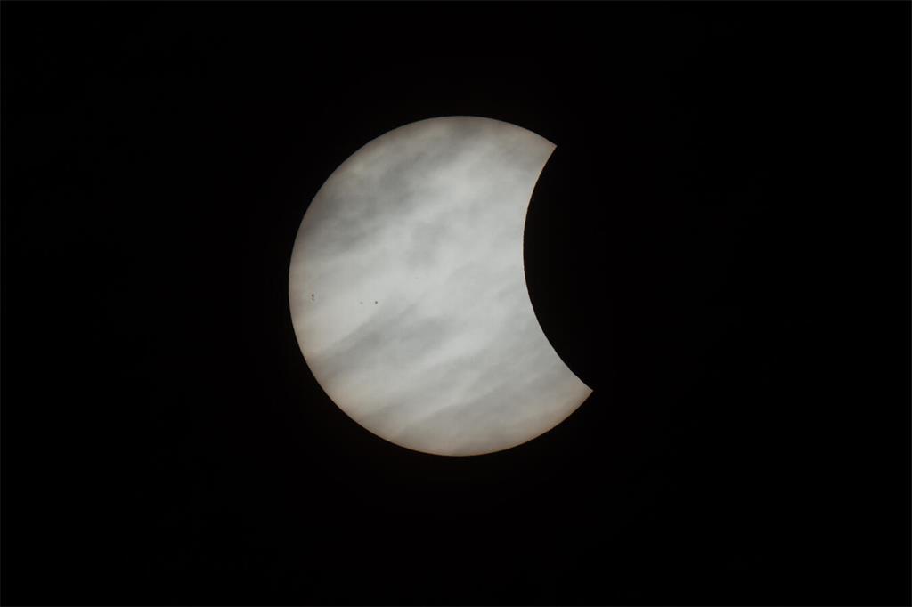 Die Sonnenfinsternis am 12. August 2026, aufgenommen von Johannes Lüth in der Ga...