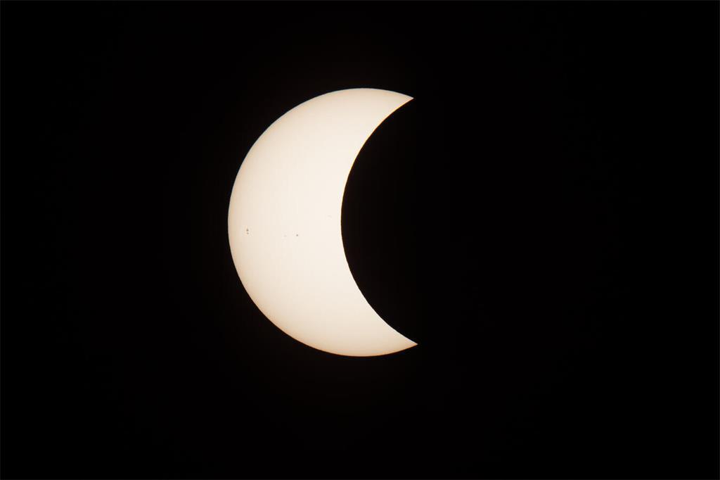Die Sonnenfinsternis am 12. August 2026, aufgenommen von Johannes Lüth in der Ga...