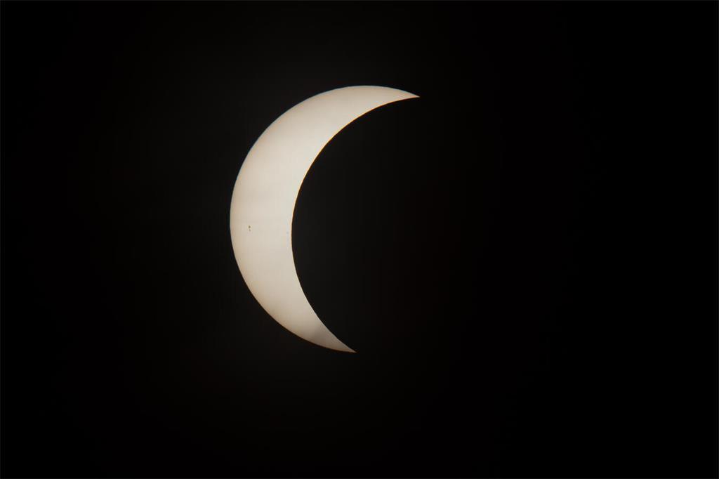 Die Sonnenfinsternis am 12. August 2026, aufgenommen von Johannes Lüth in der Ga...