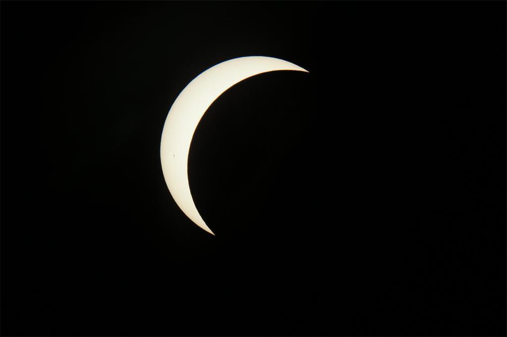 Die Sonnenfinsternis am 12. August 2026, aufgenommen von Johannes Lüth in der Ga...