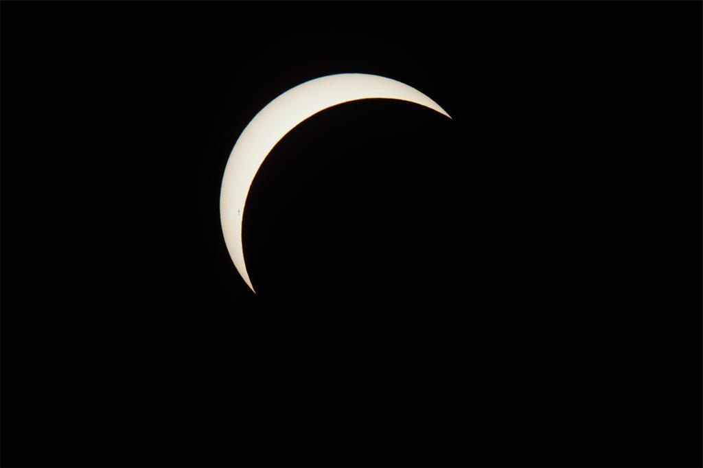 Die Sonnenfinsternis am 12. August 2026, aufgenommen von Johannes Lüth in der Ga...