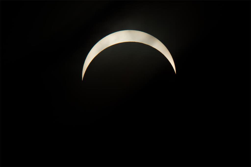 Die Sonnenfinsternis am 12. August 2026, aufgenommen von Johannes Lüth in der Ga...
