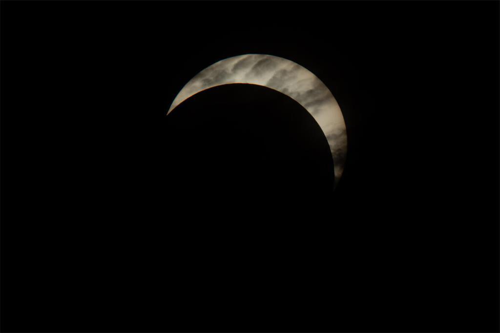 Die Sonnenfinsternis am 12. August 2026, aufgenommen von Johannes Lüth in der Ga...