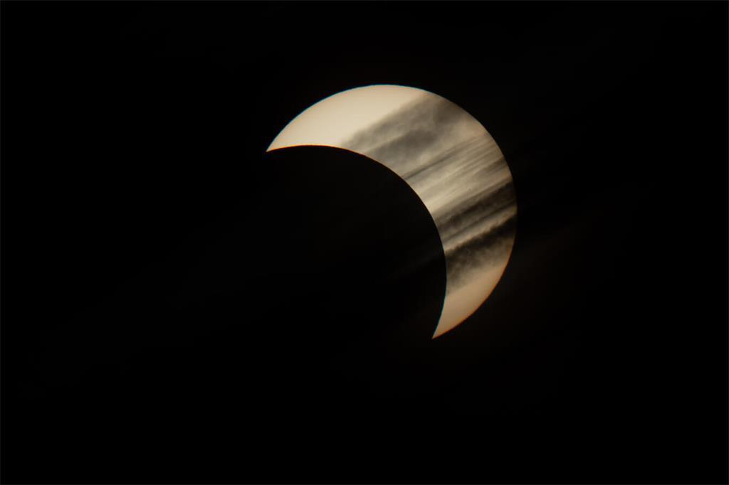 Die Sonnenfinsternis am 12. August 2026, aufgenommen von Johannes Lüth in der Ga...