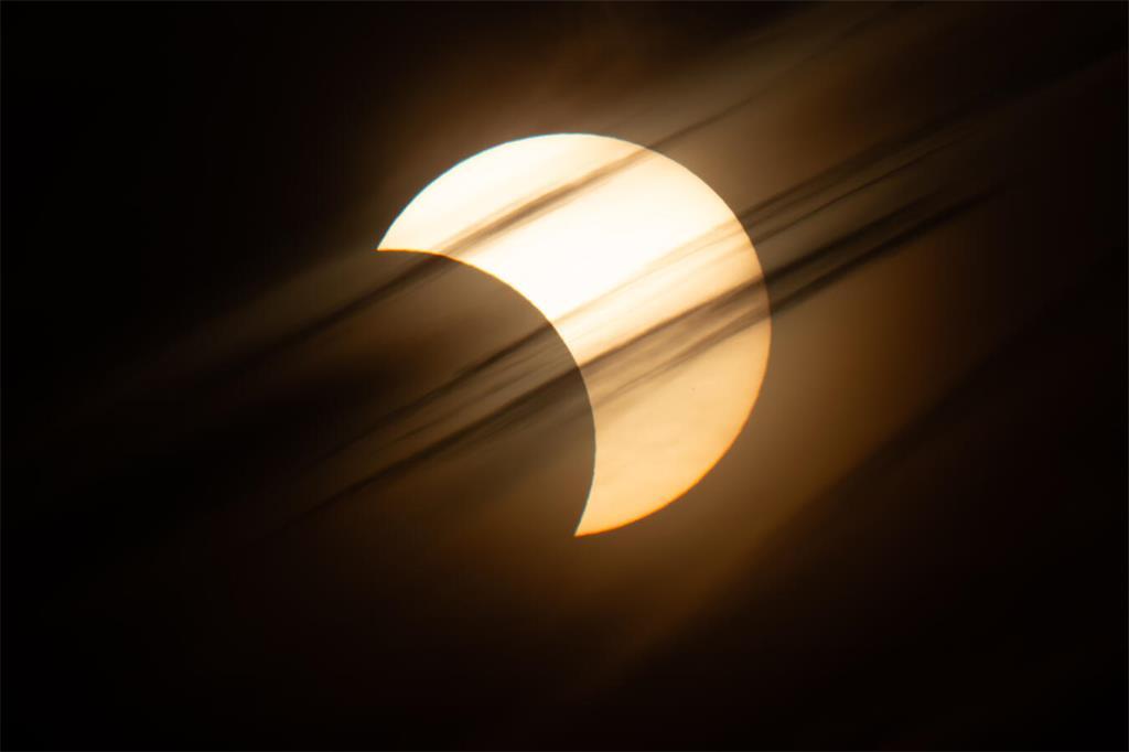 Die Sonnenfinsternis am 12. August 2026, aufgenommen von Johannes Lüth in der Ga...