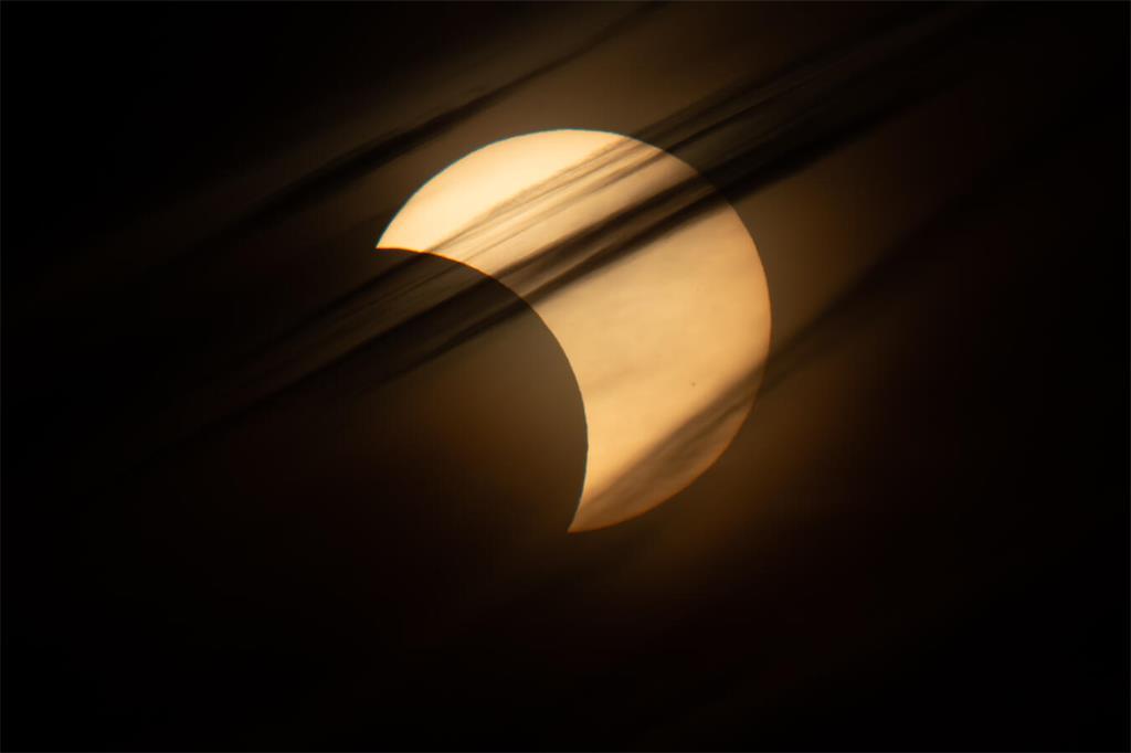 Die Sonnenfinsternis am 12. August 2026, aufgenommen von Johannes Lüth in der Ga...