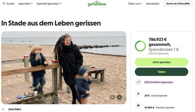 Die Spendenkampagne von Jana Sabo erzeugte deutschlandweit Aufmerksamkeit.