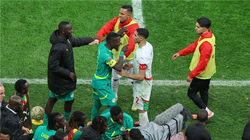 Die Spieler beider Teams gerieten im Finale des Afrika Cups mächtig aneinander. (Archivbild)