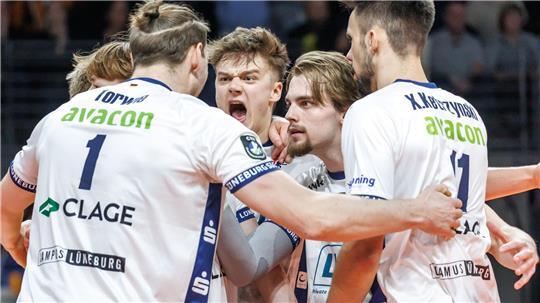 Die Spieler der SVG Lüneburg stehen im Viertelfinale der Champions League.