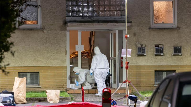 Die Spurensicherung am Tatort konnte am Sonntag weitgehend abgeschlossen werden.