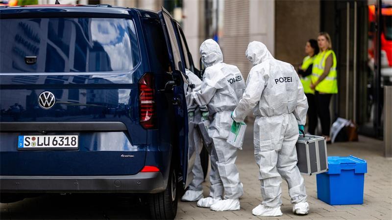 Die Spurensicherung ist im Einsatz.