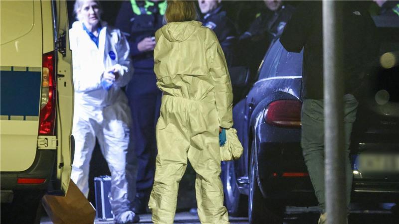 Die Spurensicherung war bis Dienstag am späteren Abend vor Ort.