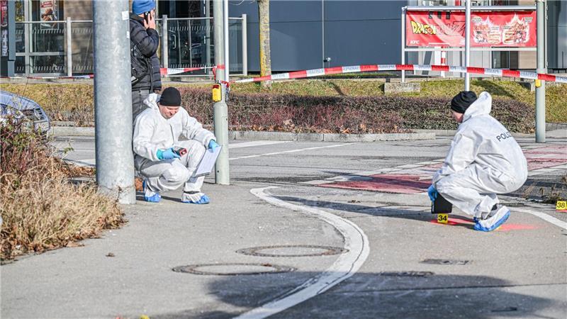 Die Spurensicherung war nach dem Messerangriff im Einsatz. 