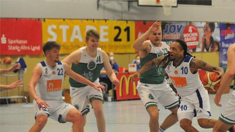 Die Stader Basketballer wollen auf Play-off-Kurs bleiben.