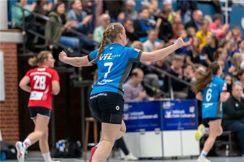 Die Stader Handballerinnen spielen am Sonnabend gegen Wilhelmshaven. Foto: Struwe