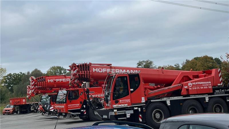 Von Insolvenz bedrohte Kranfirma ist auch in Stade aktiv Die Stader Kranfirma ist in Schieflage geraten.