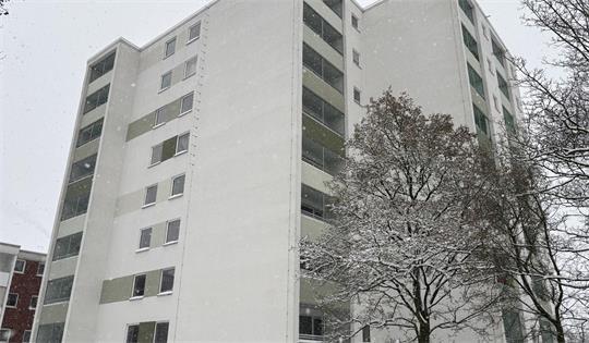 Hochhaus im Altländer Viertel.