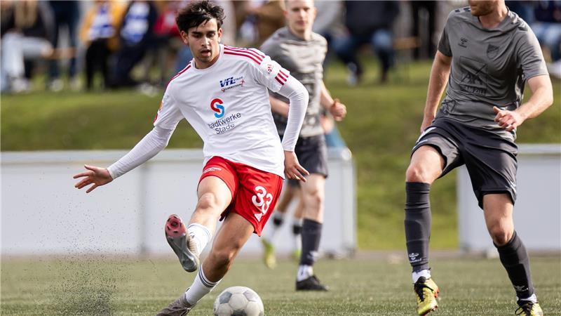 Die Stader haben ihre U19 aufgelöst, die Talente werden in dieser Saison herangeführt - auch wegen der anhaltenden Personalnot. Silas Lindenblatt ist einer der Nachwuchskräfte.
