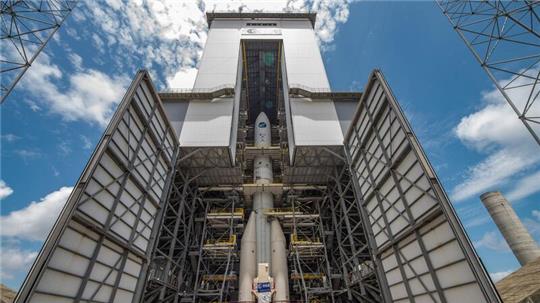 Die Startrampe der Ariane 6 - der Erstflug wurde mehrfach verschoben.