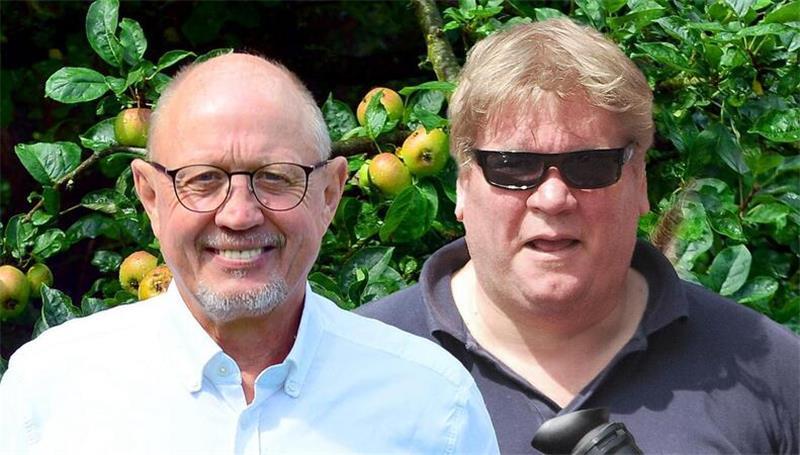 Die Sturmflut-Filmproduzenten Svend-Jörg Sobolewski und Matthias Rambow.