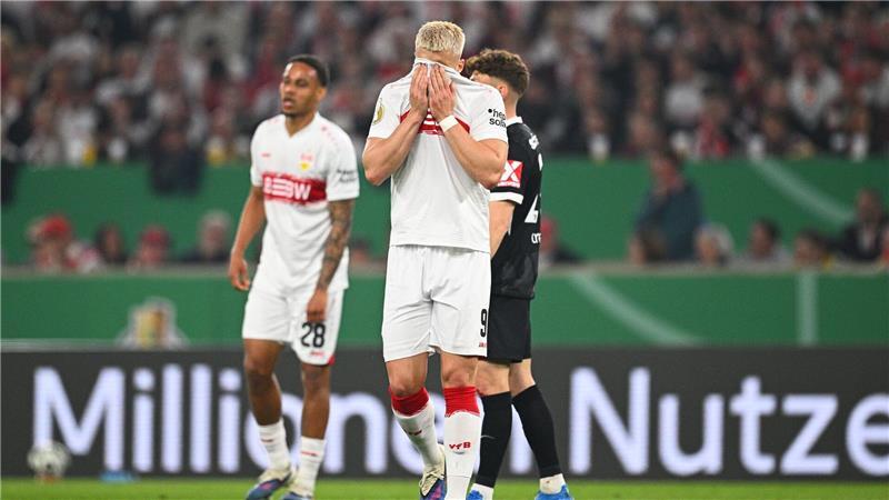 Die Stuttgarter konnten mit der ersten Hälfte nicht zufrieden sein.