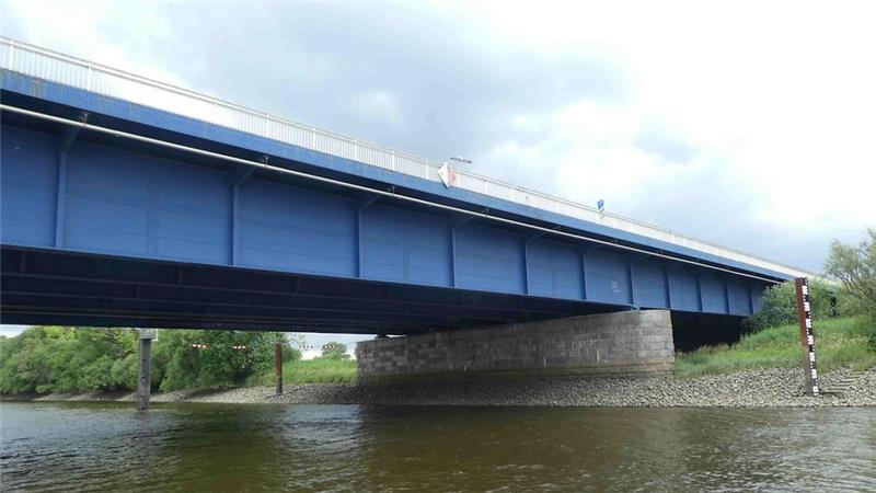 Wieder freie Fahrt zwischen Süderelbbrücken und Maschener Kreuz Die Süderelbbrücke in Hamburg-Harburg. Foto: BWI