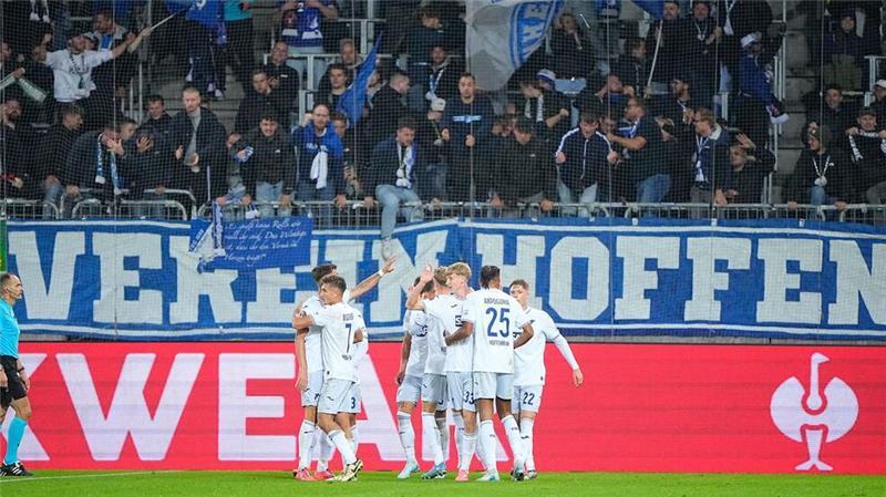 Hoffenheim braucht Trendwende im Jubiläumsspiel Die TSG 1899 Hoffenheim hofft auch im Spiel gegen Werder Bremen am Sonntag auf einen Grund zum Jubel.