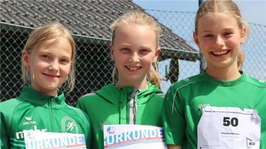 Die Talente der LG Kreis Nord Stade waren als Staffel nicht auszubremsen.