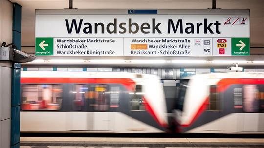 Die Tat vom U-Bahnhof Wandsbek beschäftigt auch die Hamburgische Bürgerschaft. (Archivbild)