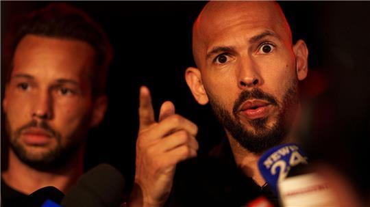 Die Tate Brothers: links Tristan, rechts Andrew. (Archivbild)